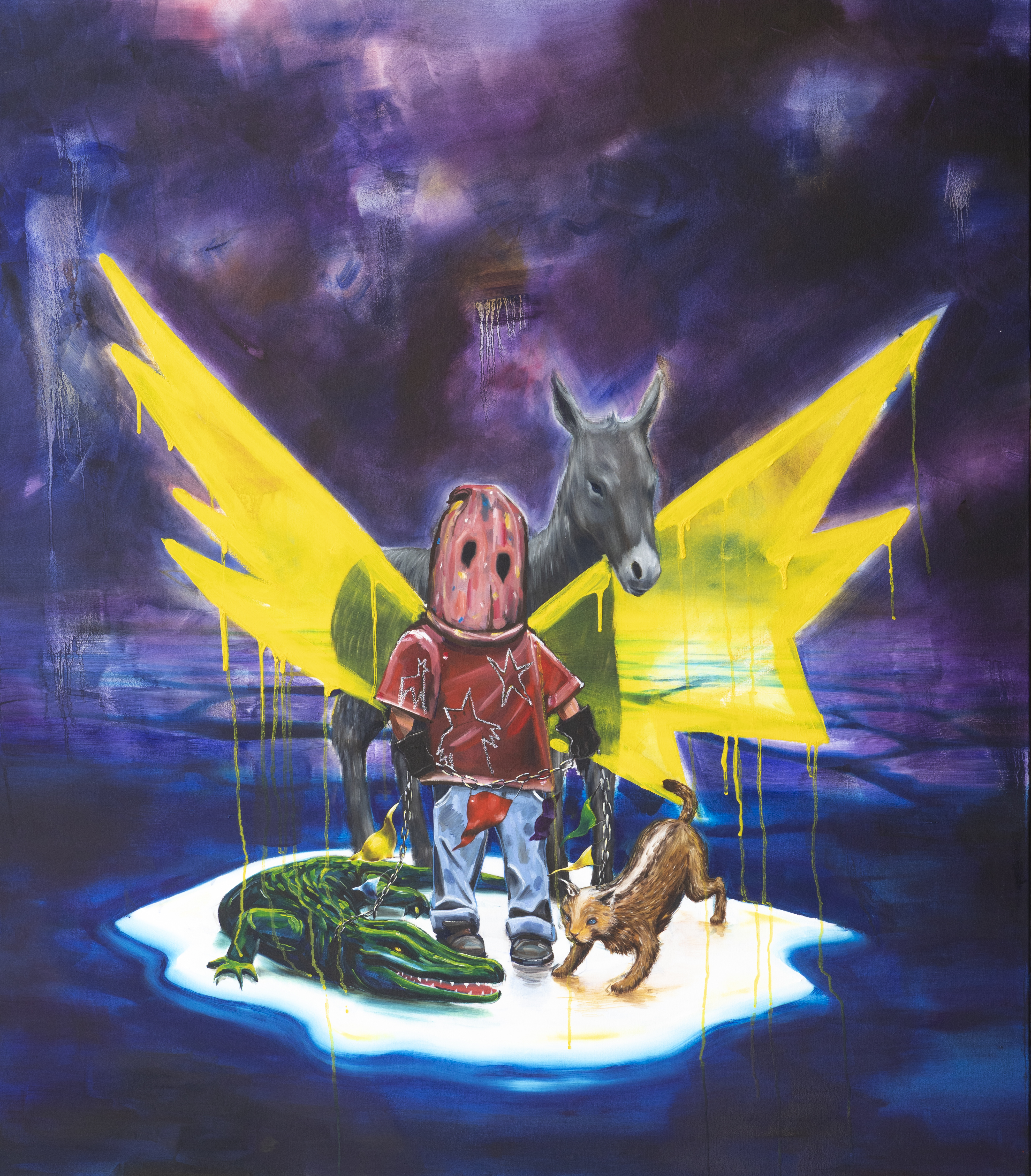 Die Crew im Eisödland I 25 I 52x60cm